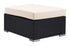 Cartagena Ottoman Espresso & Beige