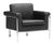 Singular Arm Chair Black