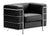 Fortress Arm Chair Black