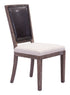 Market Dining Chair Brown & Beige (Set of 2)