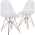 2 Pk. Elon Series Chair with Gold Metal Base
