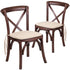 HERCULES Series Kids Cross Back Chair with Cushion