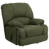 Contemporary Microfiber Chaise Rocker Recliner