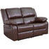 Harmony Series Loveseat with Two Built-In Recliners