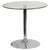 31.5'' Round Glass Table with 29''H Chrome Base