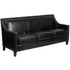 HERCULES Compass Series Transitional Sofa with Walnut Legs
