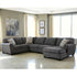 Benchcraft Sorenton 3-Piece LAF Sofa Sectional in Fabric