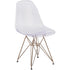Elon Series Chair with Gold Metal Base