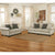 Signature Design by Ashley Milari Living Room Set in Linen