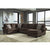 Signature Design by Ashley Jinllingsly 3-Piece LAF Sofa Sectional in Corduroy