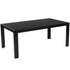 Franklin Collection Sleek Coffee Table with Metal Legs
