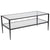 Newport Collection Coffee Table with Metal Frame
