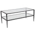 Newport Collection Coffee Table with Metal Frame