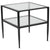 Newport Collection End Table with Metal Frame