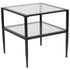 Newport Collection End Table with Metal Frame