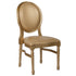 HERCULES Series 900 lb. Capacity King Louis Chair with Vinyl Back and Seat