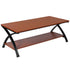 Ringwood Coffee Table with Black Metal Frame