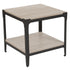 Northvale Collection End Table with Metal Legs