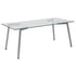Roxbury Collection Coffee Table with Metal Legs
