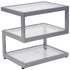 Ashmont Collection End Table with Contemporary Steel Design