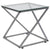 Park Avenue Collection End Table with Contemporary Steel Design