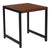 Grove Hill Collection Wood Grain Finish End Table with Metal Frame