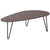 Westminster Wood Grain Finish Coffee Table with Metal Legs