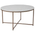 Hampstead Collection Coffee Table with Metal Frame