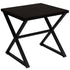 Larchmont Collection End Table with Contemporary Metal Legs
