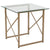 Mar Vista Collection Side Table with Metal Frame