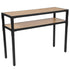 Holmby Collection Wood Grain Finish Console Table with Metal Legs
