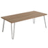 Union Square Collection Coffee Table with Black Metal Legs