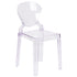 Ghost Chair in Transparent Crystal with Tear Back