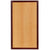 30'' x 60'' 2-Tone High-Gloss Resin Table Top with 2'' Thick Drop-Lip