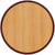 30'' Round 2-Tone High-Gloss Resin Table Top with 2'' Thick Drop-Lip