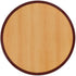 30'' Round 2-Tone High-Gloss Resin Table Top with 2'' Thick Drop-Lip