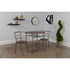 Soho 3 Piece Space-Saver Bistro Table with Shelf and Chairs