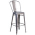 30'' High Indoor Counter Height Stool with Back