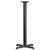 22'' x 22'' Restaurant Table X-Base with 3'' Dia. Bar Height Column