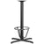 30'' x 30'' Restaurant Table X-Base with 3'' Dia. Bar Height Column and Foot Ring