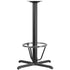 30'' x 30'' Restaurant Table X-Base with 3'' Dia. Bar Height Column and Foot Ring