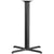 33'' x 33'' Restaurant Table X-Base with 4'' Dia. Bar Height Column
