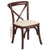 HERCULES Series Stackable Kids Wood Cross Back Chair with Cushion