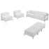 HERCULES Imagination Series Leather Sofa, Chair & Ottoman Set